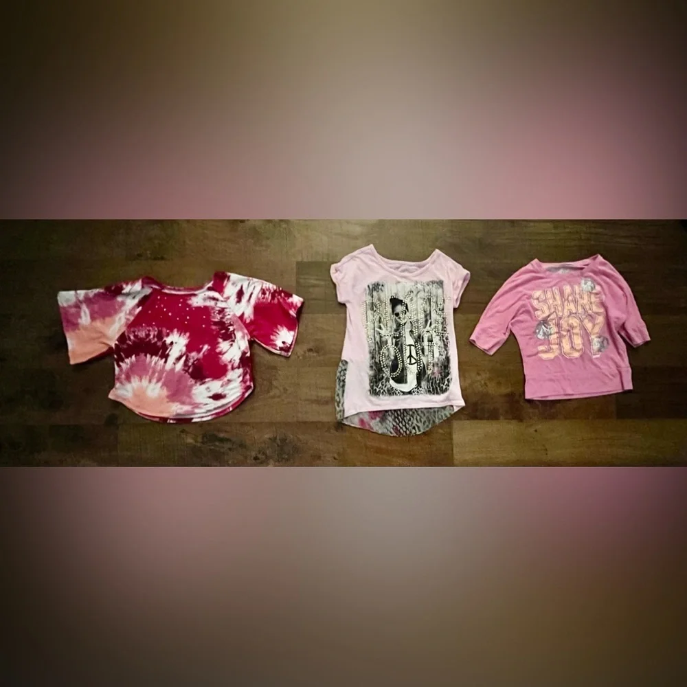 Justice girls bundle 11 items Sz 6 shirts sweater tanks shirts leggings